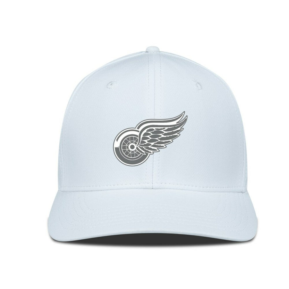 Detroit Red Wings Levelwear Rise Slate & Snow Structured Flex Hat