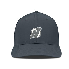 New Jersey Devils Levelwear Rise Slate & Snow Structured Flex Hat