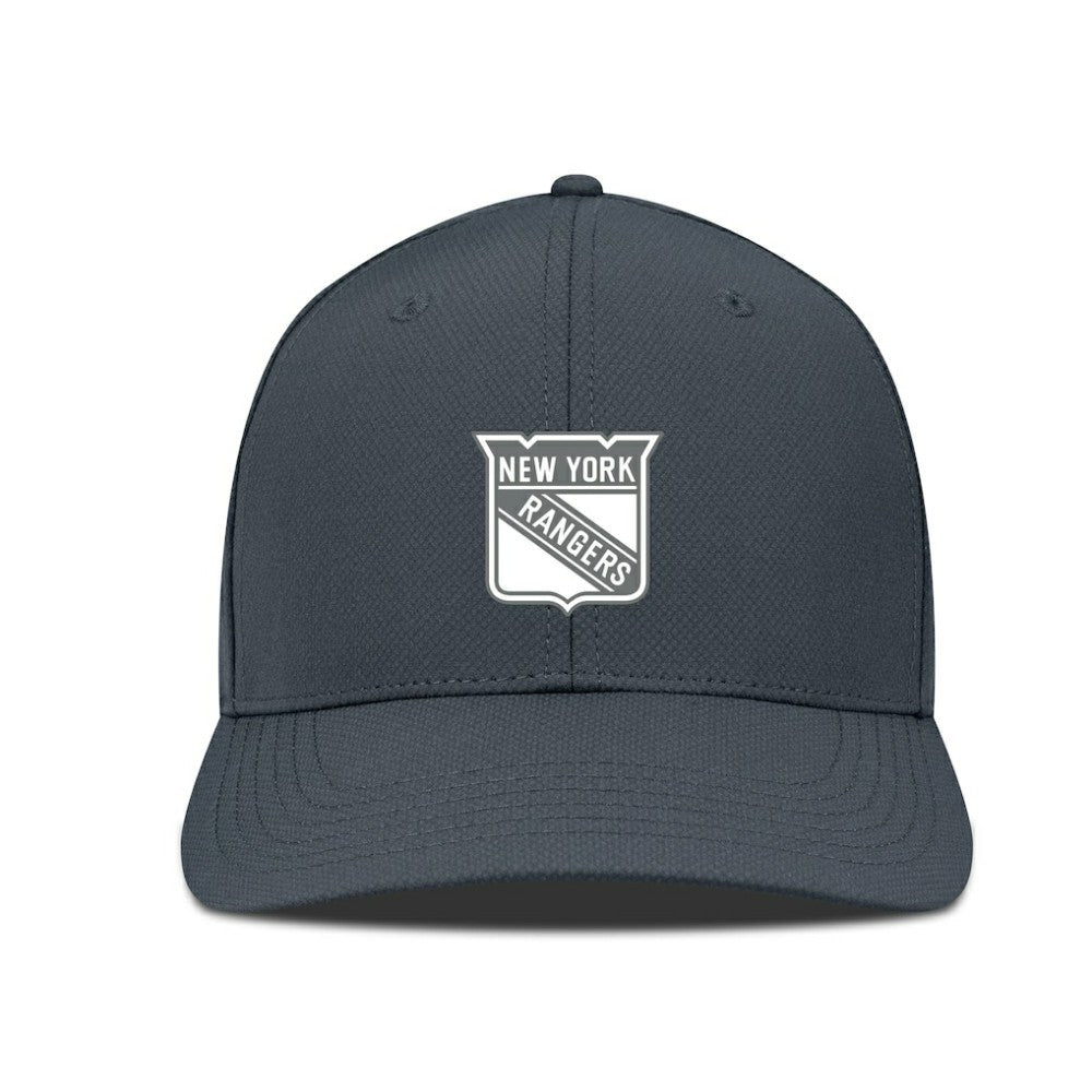 New York Rangers Levelwear Rise Slate & Snow Structured Flex Hat