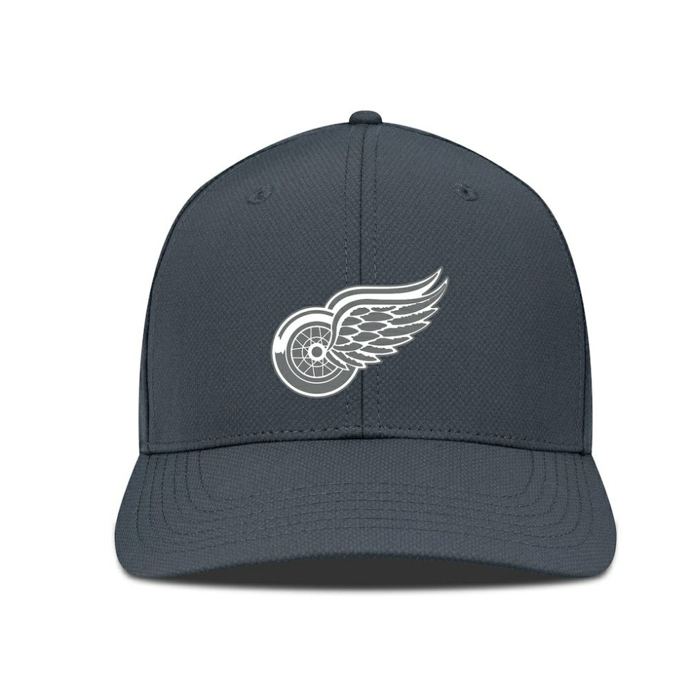 Detroit Red Wings Levelwear Rise Slate & Snow Structured Flex Hat