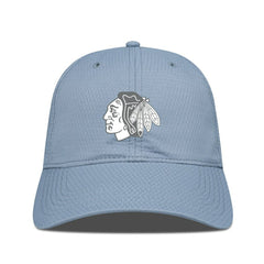 Chicago Blackhawks Levelwear Matrix Slate & Snow Unstructured Adjustable Hat