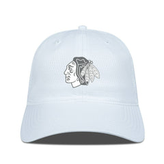 Chicago Blackhawks Levelwear Matrix Slate & Snow Unstructured Adjustable Hat