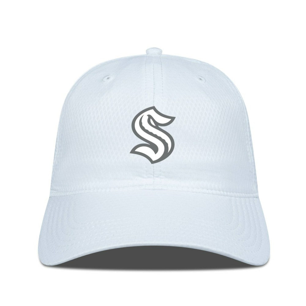 Seattle Kraken Levelwear Matrix Slate & Snow Unstructured Adjustable Hat