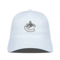 Vancouver Canucks Levelwear Matrix Slate & Snow Unstructured Adjustable Hat