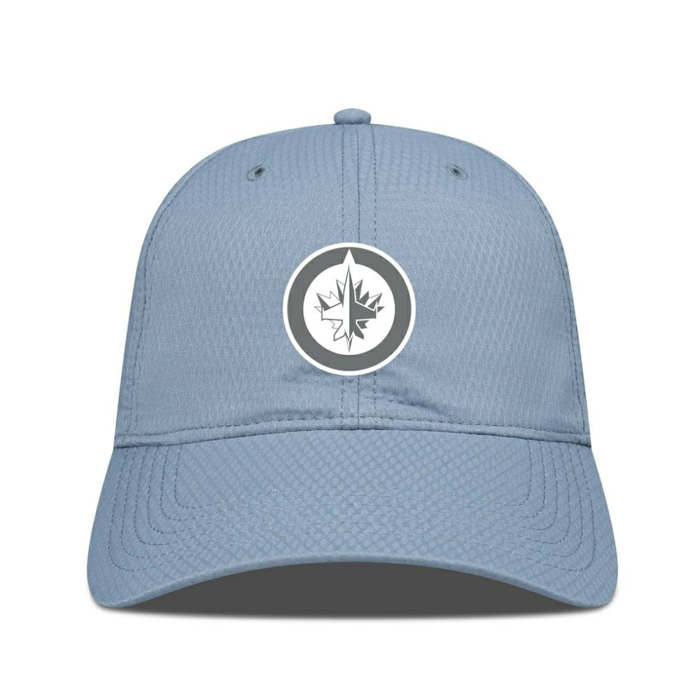 Winnipeg Jets Levelwear Matrix Slate & Snow Unstructured Adjustable Hat