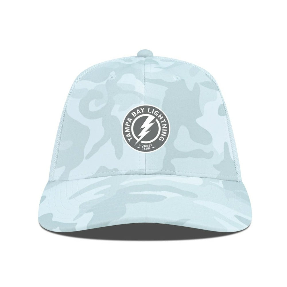 Tampa Bay Lightning Levelwear Clash Slate & Snow Meshback Flex Hat