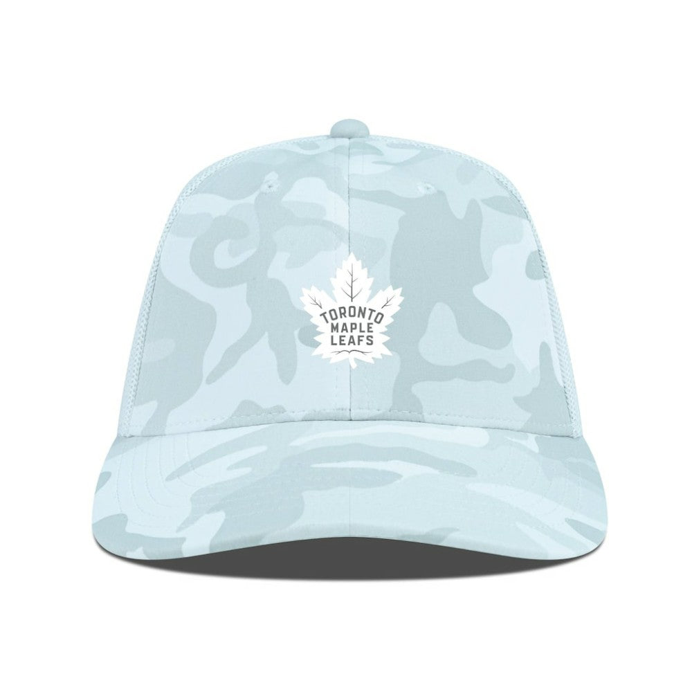 Toronto Maple Leafs Levelwear Clash Slate & Snow Meshback Flex Hat