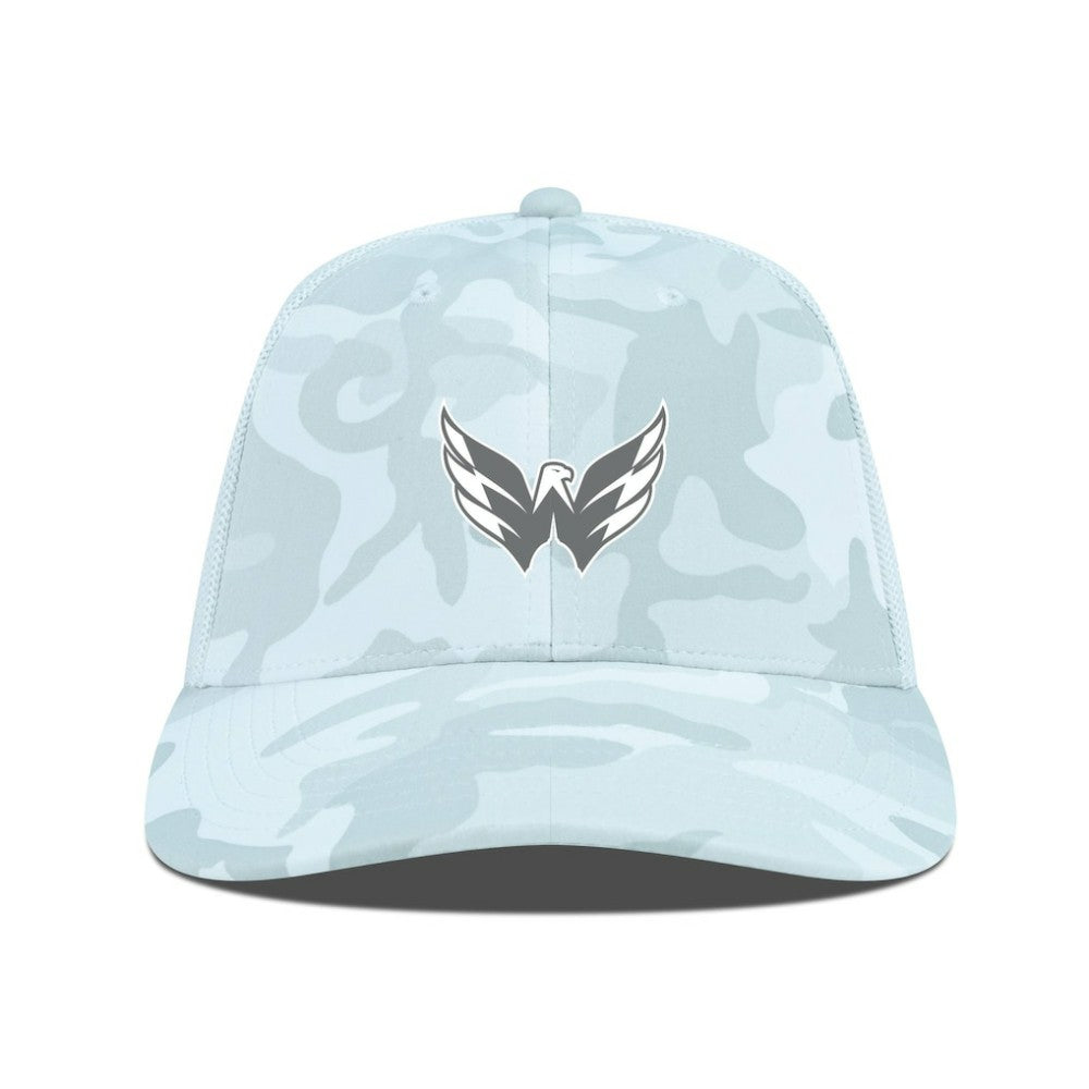 Washington Capitals Levelwear Clash Slate & Snow Meshback Flex Hat