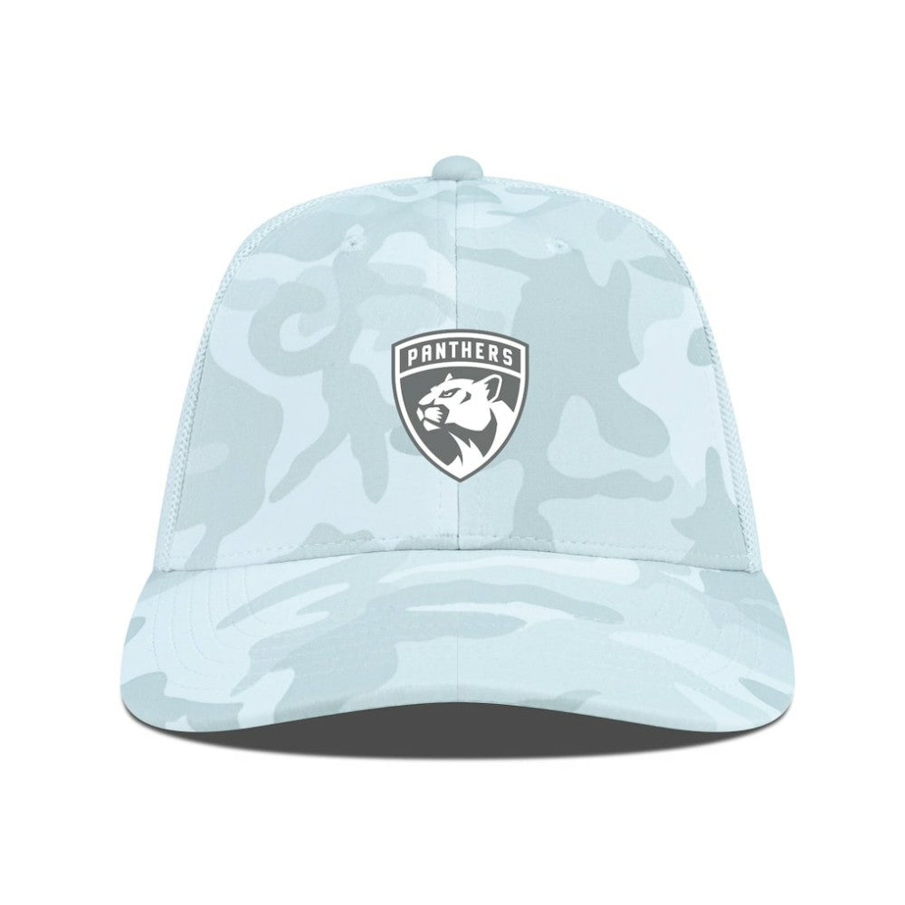 Florida Panthers Levelwear Clash Slate & Snow Meshback Flex Hat