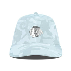 Chicago Blackhawks Levelwear Clash Slate & Snow Meshback Flex Hat