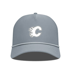 Calgary Flames Levelwear Gordon Slate & Snow Rope Adjustable Hat