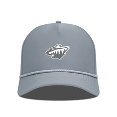 Minnesota Wild Levelwear Gordon Slate & Snow Rope Adjustable Hat