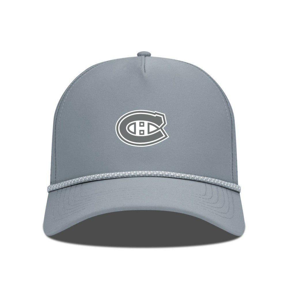 Montreal Canadiens Levelwear Gordon Slate & Snow Rope Adjustable Hat