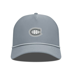 Montreal Canadiens Levelwear Gordon Slate & Snow Rope Adjustable Hat
