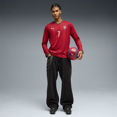 Cristiano Ronaldo Portugal National Team 2026 Home Replica Long Sleeve Jersey / Soccer Sale