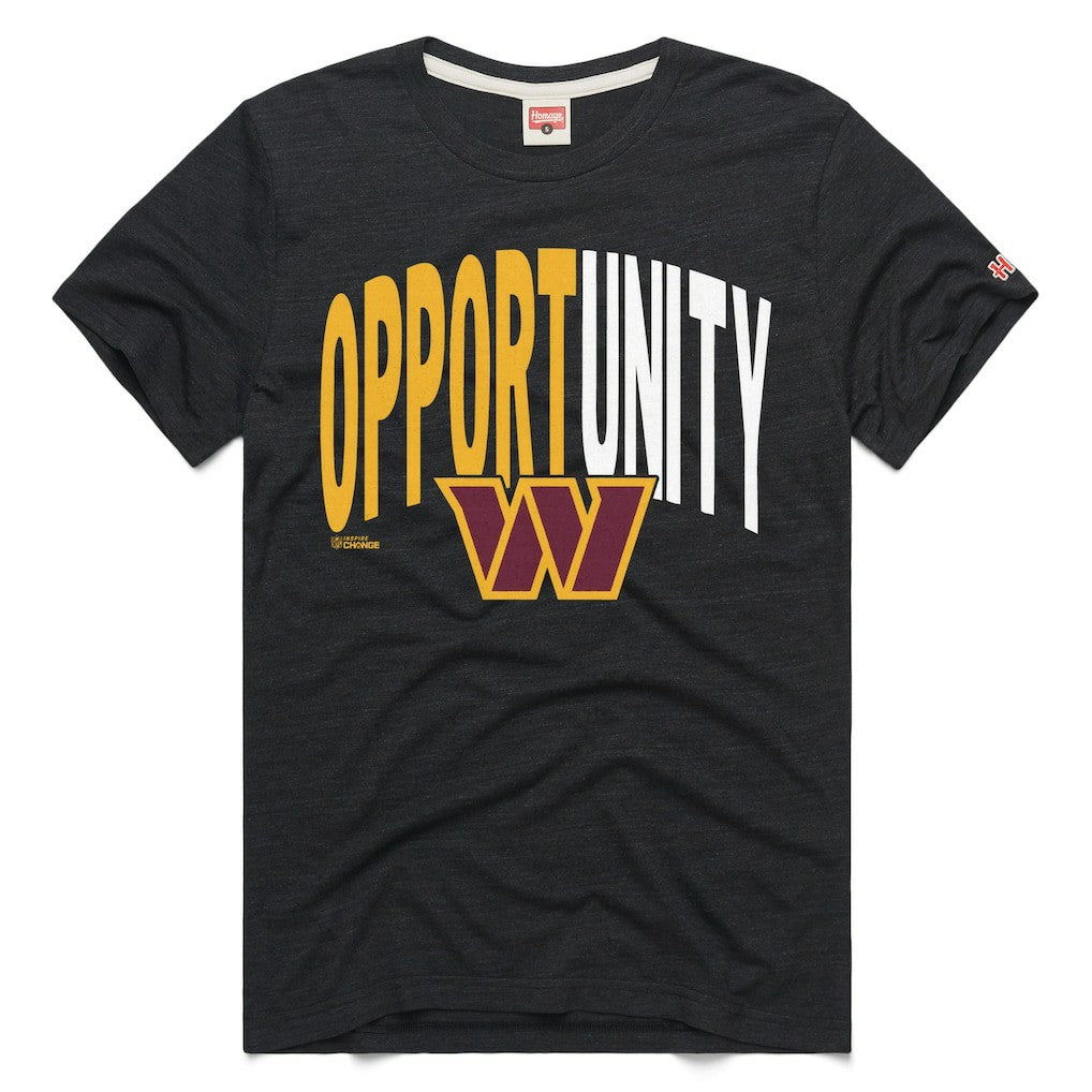 NFL Washington Commanders Homage Unisex 2025 Inspire Change Opportunity Tri-Blend T-Shirt