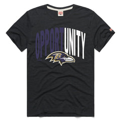 NFL Baltimore Ravens Homage Unisex 2025 Inspire Change Opportunity Tri-Blend T-Shirt