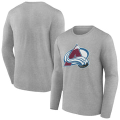 Colorado Avalanche Women's Primary Logo Long Sleeve V-Neck T-Shirt