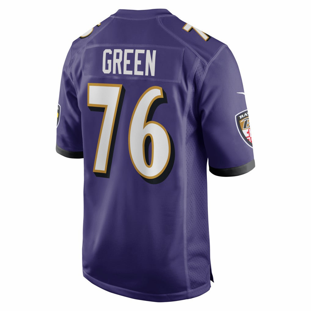 NFL Baltimore Ravens Kenyon Green  Team Game Jersey