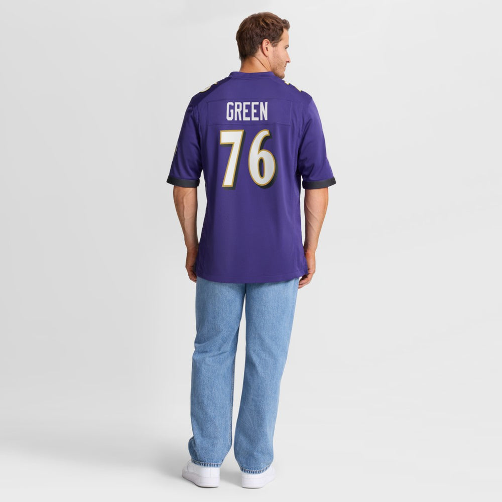 NFL Baltimore Ravens Kenyon Green  Team Game Jersey