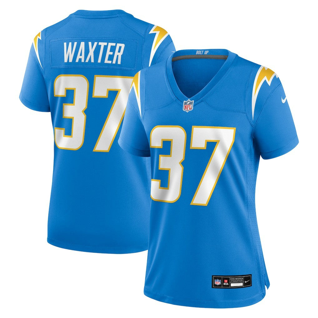 NFL Los Angeles Chargers Isas Waxter  Women's Team Game Jersey