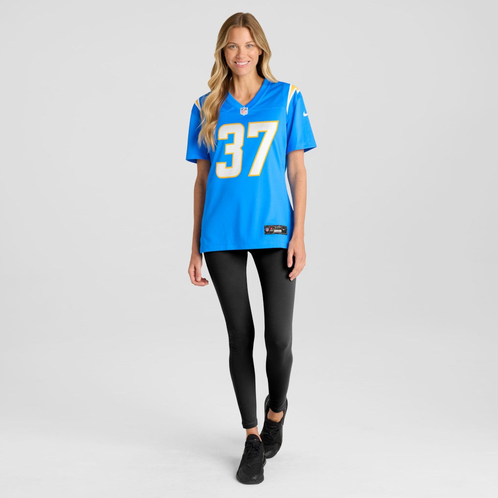 NFL Los Angeles Chargers Isas Waxter  Women's Team Game Jersey
