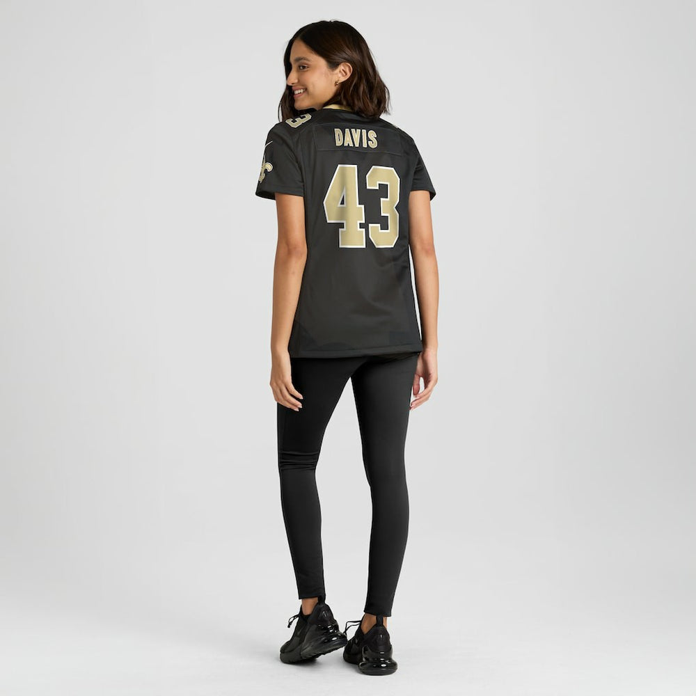 NFL New Orleans Saints Michael Davis  Women's Team Game Jersey