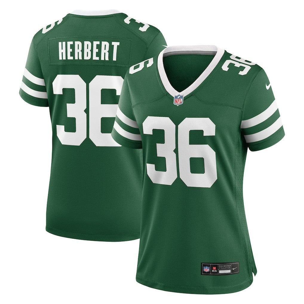 NFL New York Jets Khalil Herbert  Women's Team Game Jersey