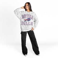 NFL Buffalo Bills Gameday Couture Women's Whiteout Oversized Premium Fleece Sweatshirt