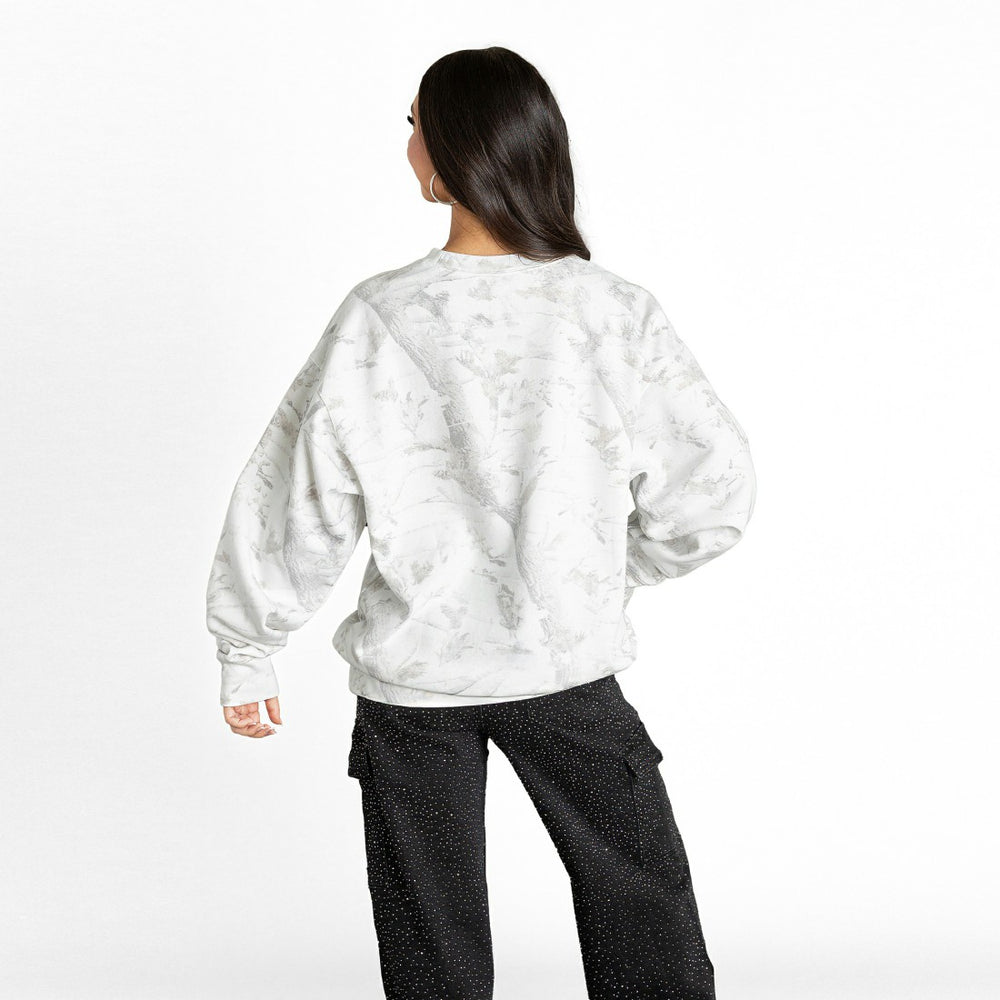 NFL Green Bay Packers Gameday Couture Women's Whiteout Oversized Premium Fleece Sweatshirt