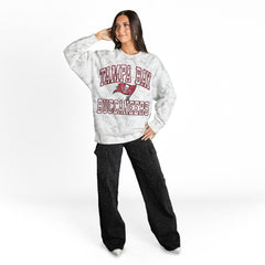 NFL Tampa Bay Buccaneers Gameday Couture Women's Whiteout Oversized Premium Fleece Sweatshirt