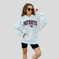 NFL New England Patriots Gameday Couture Women's Fan Edition Premium Weight Hoodie