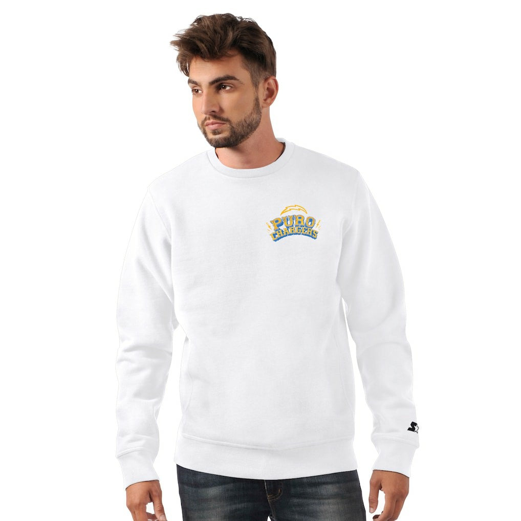 NFL Los Angeles Chargers Starter Classic Puro Crew Neck Sweatshirt