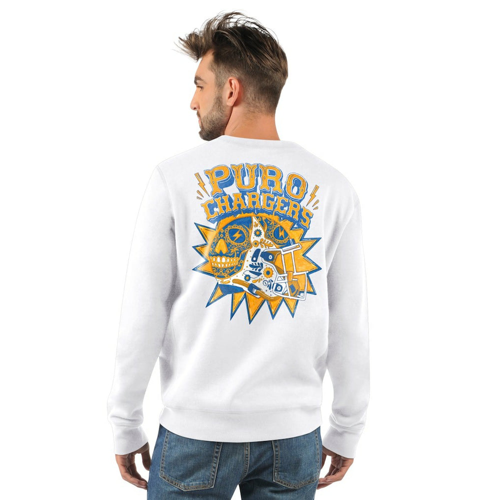 NFL Los Angeles Chargers Starter Classic Puro Crew Neck Sweatshirt