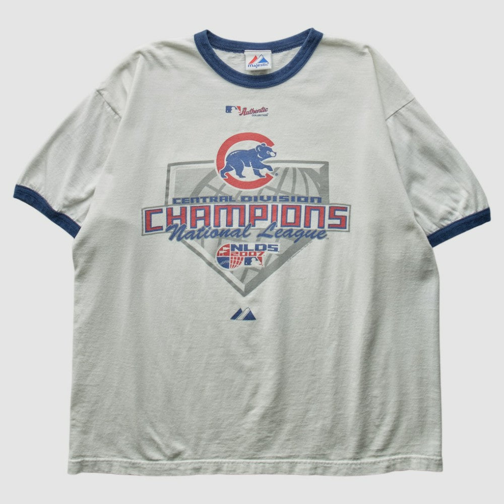 Chicago Cubs Majestic 2007 T-Shirt - White Vintage