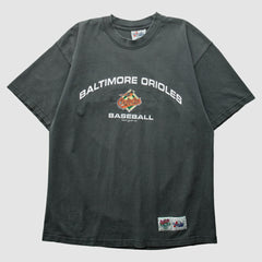 Baltimore Orioles Majestic 1999 T-Shirt - Charcoal Vintage