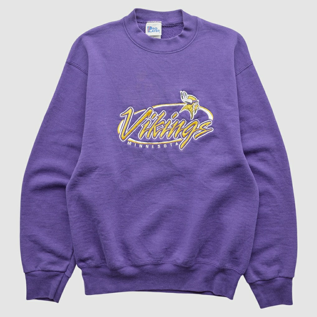 NFL Minnesota Vikings Pro Player 90s Pullover Sweatshirt