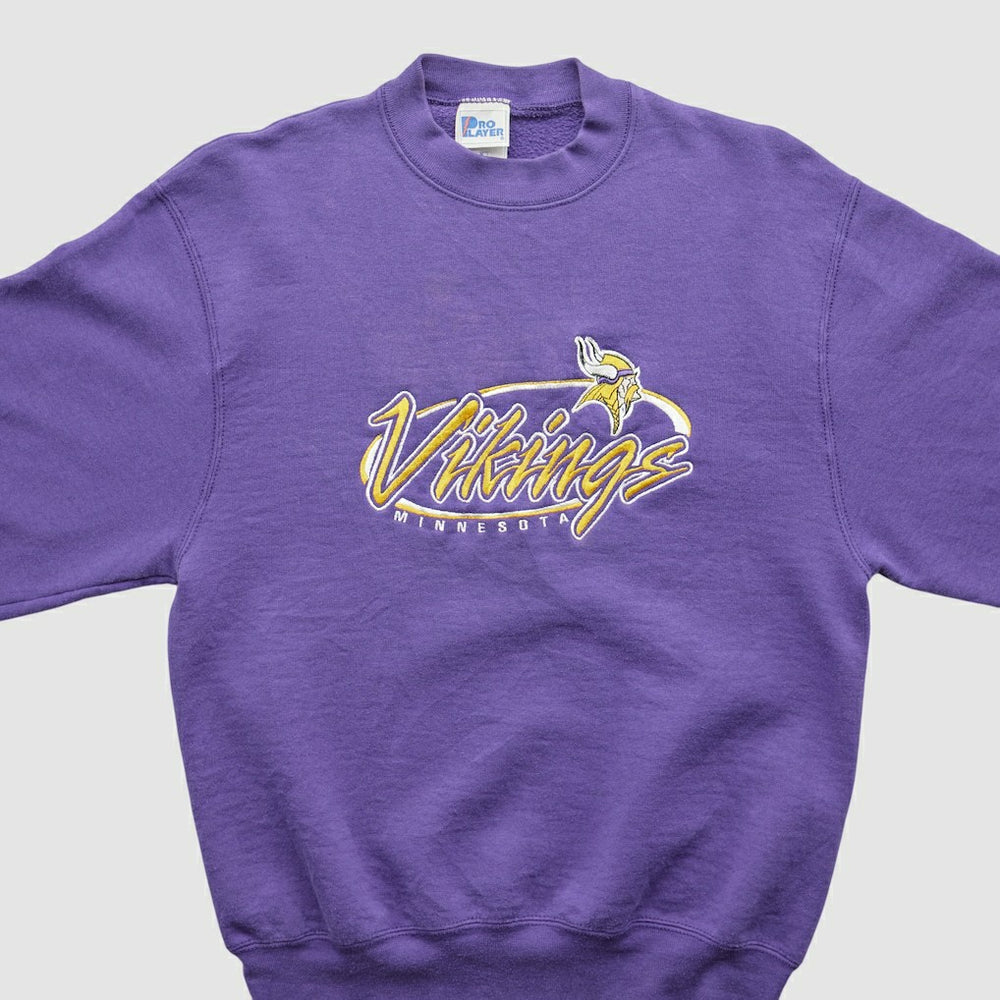 NFL Minnesota Vikings Pro Player 90s Pullover Sweatshirt