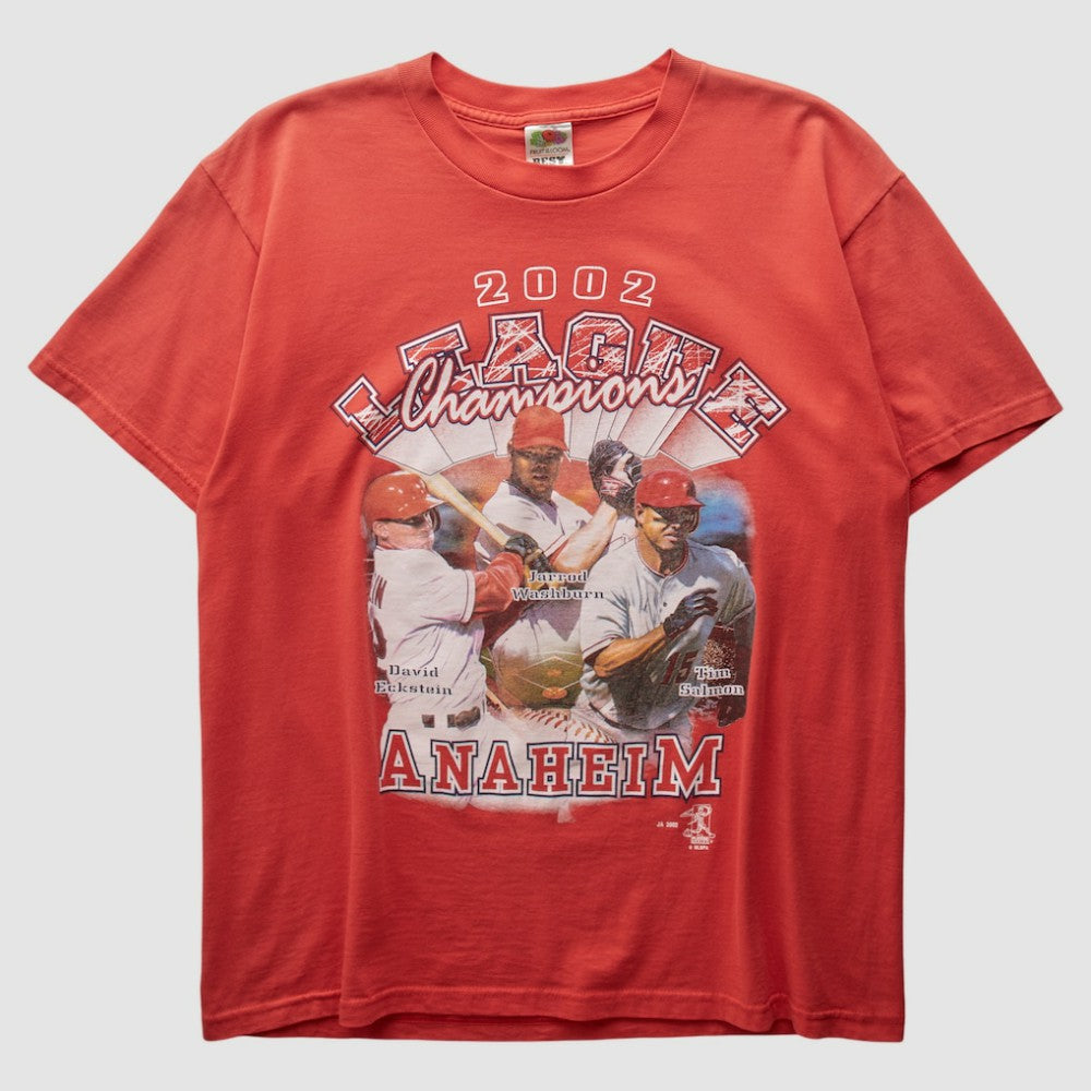 Los Angeles Angels 2002 T-Shirt - Red Vintage