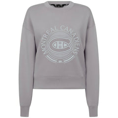 Montreal Canadiens Levelwear Women's Slate & Snow Sponge Tri-Blend Sweatshirt