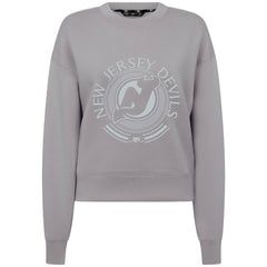 New Jersey Devils Levelwear Women's Slate & Snow Sponge Tri-Blend Sweatshirt