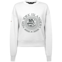 New York Islanders Levelwear Women's Slate & Snow Sponge Tri-Blend Sweatshirt