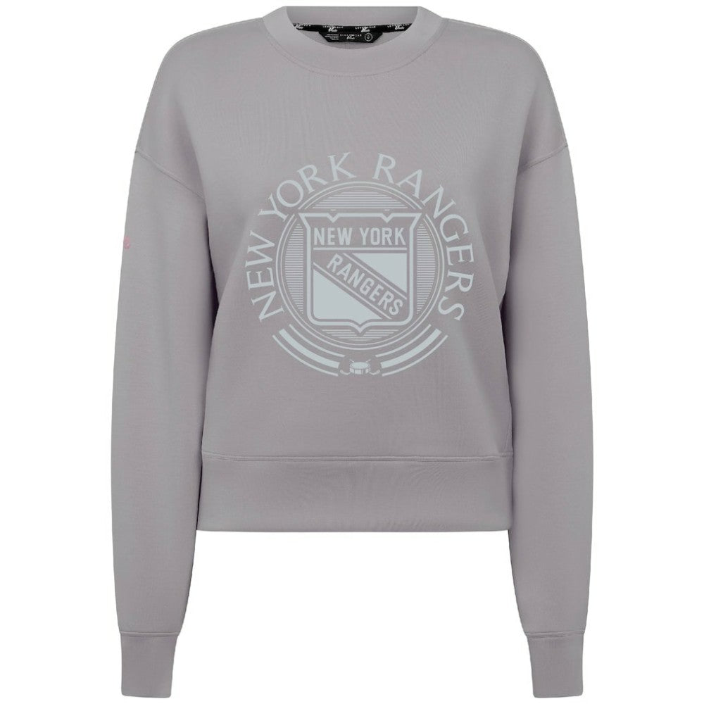 New York Rangers Levelwear Women's Slate & Snow Sponge Tri-Blend Sweatshirt