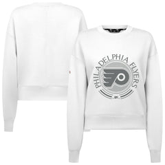 Philadelphia Flyers Levelwear Women's Slate & Snow Sponge Tri-Blend Sweatshirt