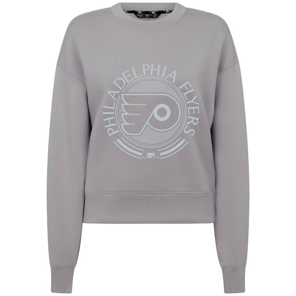 Philadelphia Flyers Levelwear Women's Slate & Snow Sponge Tri-Blend Sweatshirt
