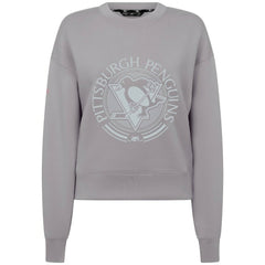 Pittsburgh Penguins Levelwear Women's Slate & Snow Sponge Tri-Blend Sweatshirt