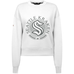 Seattle Kraken Levelwear Women's Slate & Snow Sponge Tri-Blend Sweatshirt