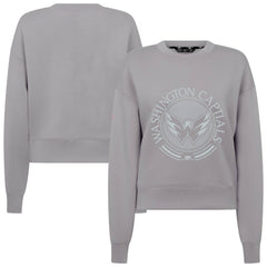 Washington Capitals Levelwear Women's Slate & Snow Sponge Tri-Blend Sweatshirt