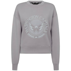 Washington Capitals Levelwear Women's Slate & Snow Sponge Tri-Blend Sweatshirt