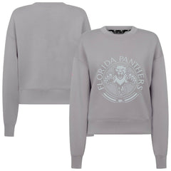 Florida Panthers Levelwear Women's Slate & Snow Sponge Tri-Blend Sweatshirt